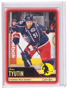 Fedor Tyutin 2012-13 O-Pee-Chee Red Parallel Card #198
