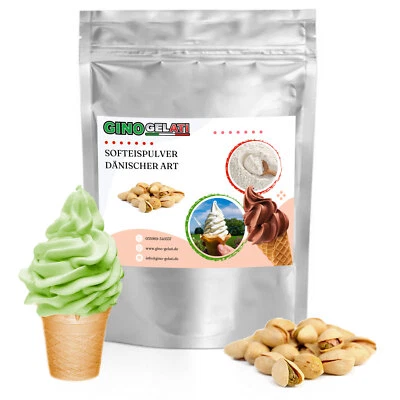Gino Gelati Pistazie Dänisches Softeis Pulver