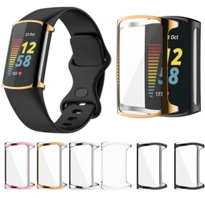 Ultra TPU Screen Protector Case Soft Bumper Protective Cover For Fitbit Charge 6 - Picture 1 of 12