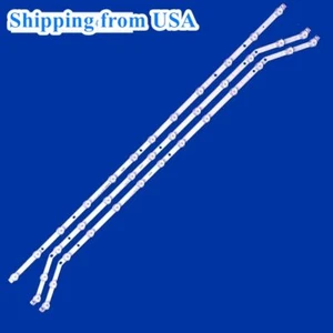 3Pcs LED Strip For Samsung UN40J6200 D3GE-400SMA-R2 400SMB-R2 BN96-28766A 28767A - Picture 1 of 12