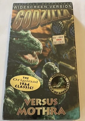 Godzilla Versus Mothra Original 1964 Classic VHS Toho/Simitar NEW Free Shipping - Image 1 of 2