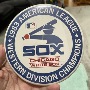 Chicago White Sox American League Western Division Champion 1983 6 Inch Round - Picture 1 of 3