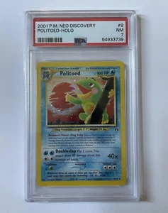 Pokemon PSA 7 Neo Discovery Politoed Holo Rare WOTC 1999 (8/75) - Picture 1 of 2