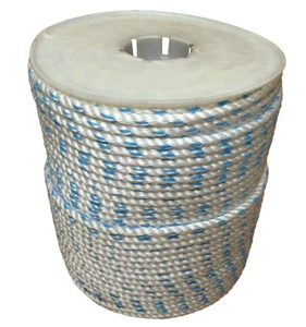 3/8" X 600' Polydac Poly Dacron Combo Rope MTC Dock Line & Anchor Climbing Rope - Foto 1 di 6