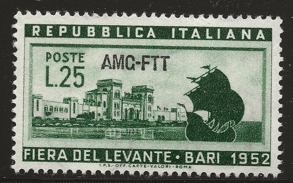 Trieste Scott #152, Single 1952 Complete Set FVF MNH - Image 1 of 1