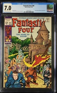 Fantastic Four #84 CGC 7.0 Dr. Doom App. & Wagenheber Kirby Abdeckung - 4591555001 - Bild 1 von 2