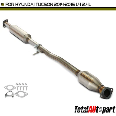 Catalytic Converter for Hyundai Tucson 2014-2015 L4 2.4L Rear Side 286002S910 - Image 1 of 4