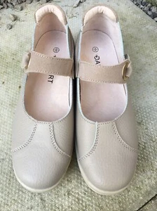 Damart Mary-Jane Style Sandals Calf Leather, Pigskin Inner Comfort Wear Sz 5 UK - Picture 1 of 10