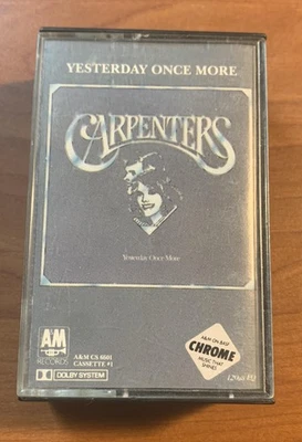 Vintage Carpenters Cassette Yesterday Once More Chrome A&M CS 6601 Pop 1985 - Image 1 of 4