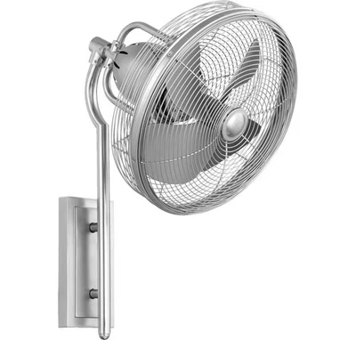 Quorum 92413-65 Veranda 13" 4-Blade Patio Fan in Satin Nickel - Image 1 of 2