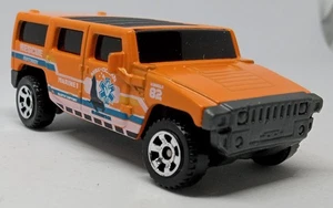 Matchbox Orange Hummer H2 SUV Concept MBX Ocean Loose Diecast 1:72 2015 - Picture 1 of 6