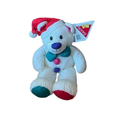 VTG 1993 Dakin Gumdrop Parachute Bear Santa Stuffed Animal Plush Toy #15529 - Image 1 of 4