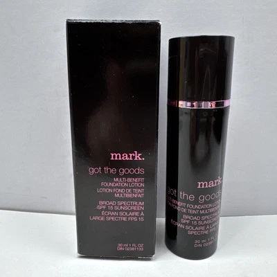 Avon Mark Got The Goods Multi Benefit FOUNDATION Lotion Medium 7 SPF 15 1 fl oz - Image 1 of 4