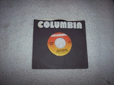 45--WILLIE NELSON--ALWAYS ON MY MIND / THE PARTY'S OVER   #1823 - Image 1 of 4