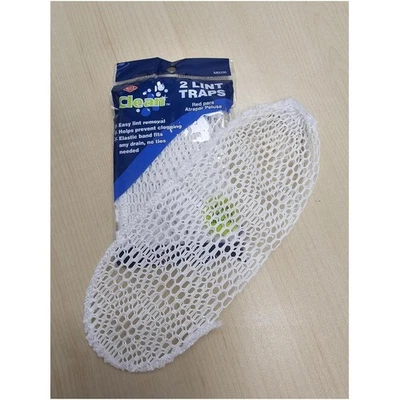 Bulk 24-Pack Lint Traps - Durable White Mesh Fabric for Washing Machines - Image 1 of 4