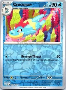 Croconaw 040/162 - SV05: Temporal Forces reverseHolo - Picture 1 of 2