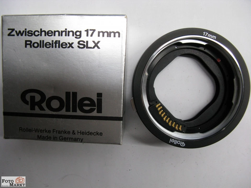 Rollei Zwischenring 17 mm Rolleiflex SLX Macro-Ring Mittelformat - neuwertig - Image 1 of 2