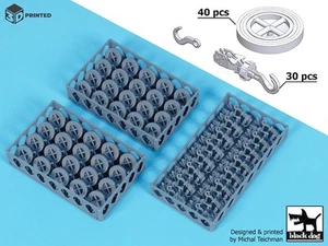 Black Dog 1/35 US Navy Tiedowns & Padeyes for LHA/LHD Amph Assault Ships MA35001 - Picture 1 of 1