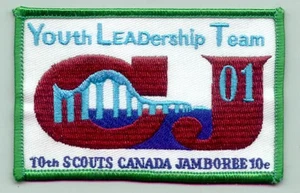 2001 Canada Scout Jamboree - YOUTH LEADERSHIP TEAM SCOUTS Contingent Patch - Bild 1 von 1