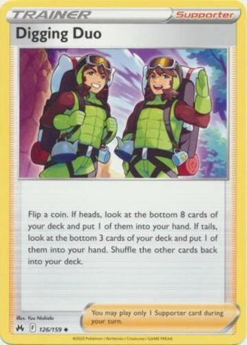 Pokémon TCG Digging Duo Crown Zenith 126/159 Uncommon NM/M - Image 1 of 1