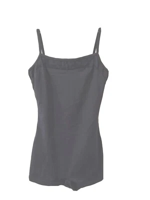 Top de traje de cuerpo Bloch para mujer S correa de espagueti pullup negro elástico   Foto 1 de 4