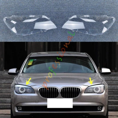 Для BMW 7-Series F01 F02 2009-2015 обе стороны фары прозрачный объектив крышка + герметик - Изображение 1 из 4