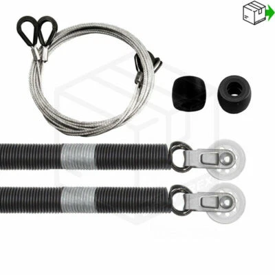 2 x Garador Catnic Westland Mk3C Springs Pulley Cables PN58, Garage door spares - Image 1 of 2