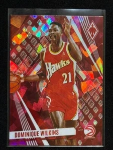 Dominique Wilkins 2023-24 Panini Phoenix Red Cracked Ice #212 Atlanta HAWKS - Picture 1 of 2