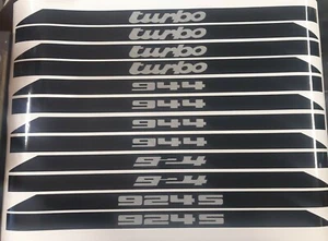 Battitacco Adesivi door sills Porsche 924 944 928 turbo carrera - Imagen 1 de 2