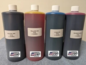 4 x RECARGA DE TINTA A GRANEL PARA Noritsu D1005 D701 D703 D705 D502 T7011-T7014 4.000 ml - Imagen 1 de 1