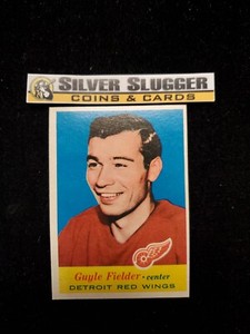 1957-58 Topps Guyle Fielder #36 RC Rookie Hockey Card Vintage NICE