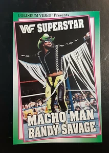 Coliseum Video Postcard WWF Superstar Macho Man Randy Savage - Picture 1 of 4