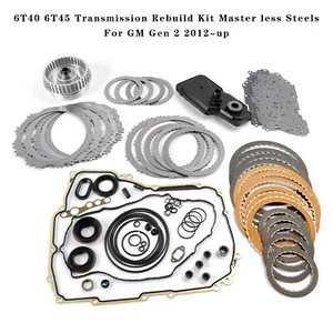 6T40 6T45 Transmission Rebuild Kit Master less Steels For GM Gen 2 2012-up U9 - Picture 1 of 16