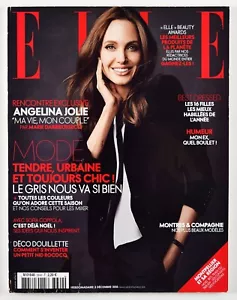 ELLE France Magazine No.3649 December 2015 - ANGELINA JOLIE - Picture 1 of 9