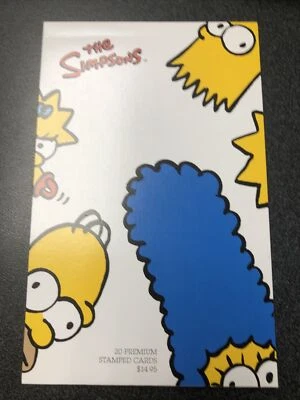 The Simpsons Stamped Postal Cards set of 20 - Image 1 of 4