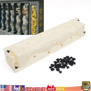 Set 2 Piece Moulds Balustrades Mold DIY 60cm for Concrete Plaster Cement Casting - Picture 1 of 9