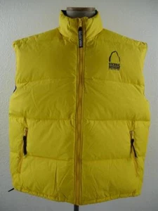 Giubbotto trapuntato piumino giallo uomo tg XL anni 70 vintage Sierra Designs - Foto 1 di 20