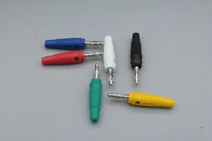Enchufe de laboratorio enchufe banana enchufe de resorte 4 mm - a partir de 5 piezas - 6 colores disponibles - Imagen 1 de 3