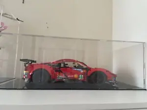 4mm Acrylic large display case for Lego 42125 Ferrari 488 GTE - Picture 1 of 5