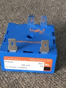 INFITEC PCSL6A AC PHASE CONTROL, NEW no box, 230VAC, 6 amp - Picture 1 of 2