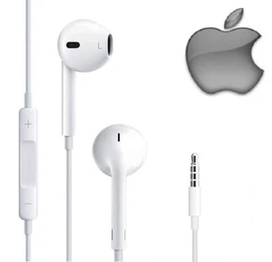 Écouteurs Casque Oreillettes Blanc Audio Stéréo d'origne Apple Pour IPod Shuffle - Photo 1 sur 1