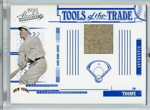 Jim Thorpe HOF 2005 Playoff Tools of the Trade Game Used Jersey