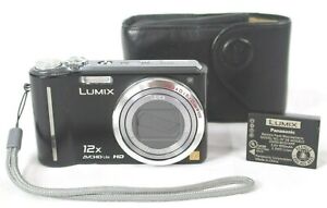 Panasonic LUMIX DMC-ZS3 Digital Camera 10.1MP Black With Case, Strap, Battery