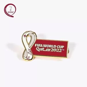 FIFA World Cup Qatar 2022 LOGO pin badge brooch football soccer Collection - Picture 1 of 4