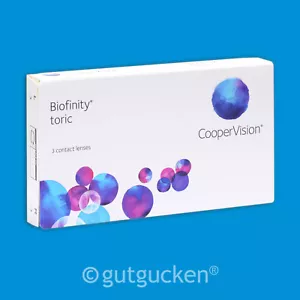 Biofinity toric 1 x 3 torische Kontaktlinsen Monatslinsen von Cooper Vision - Bild 1 von 1