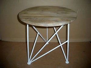 Beistelltisch Mangoholz + Metall Impressionen Living - Bild 1 von 6