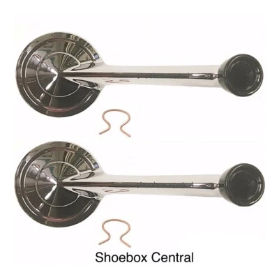 1955 1956 Ford хромированные рукоятки для окон новая пара - Изображение 1 из 2