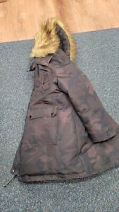 Womens Canada Weather Gear Camo Parka Jacket Plus Size 2X