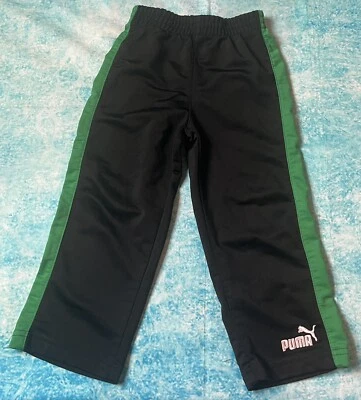 Pantalones deportivos negros Puma para bebé niño talla 2T Foto 1 de 4