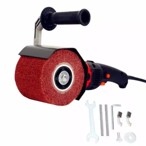 Satiniermaschine Polierer Schleifmaschine Bürstenmaschine Walzenschleif 1200W. - Bild 1 von 10